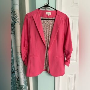Skies are blue raja blazer jacket-fuchsia hot pink